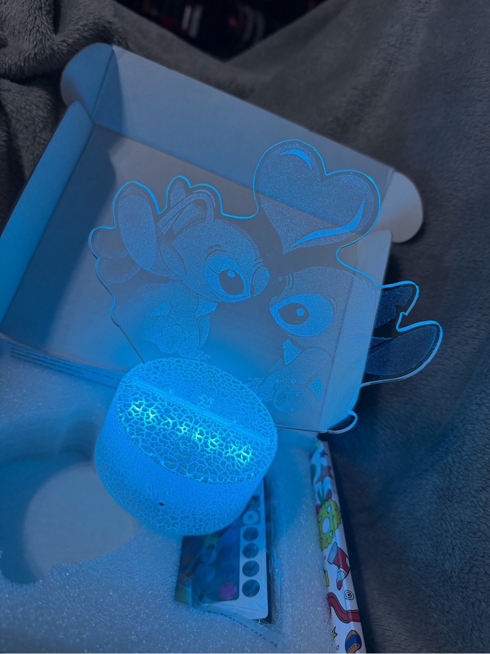 Lilo and Stitch LED Night Light- changes colors